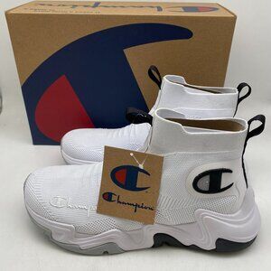 Champion Hyper C Raw White Canvas Lifestyle Sneaker Shoes